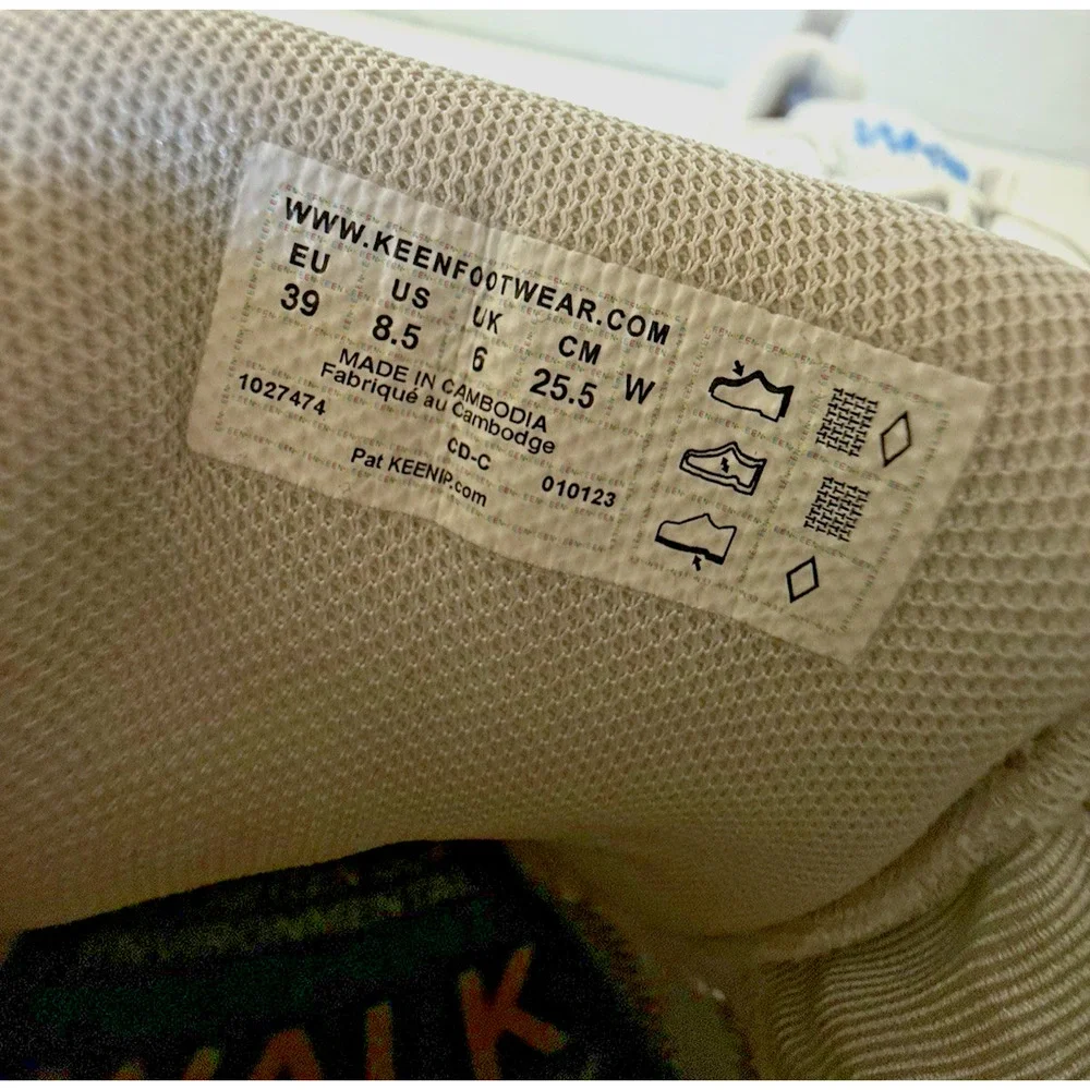 KEEN WK400 Walking Sneakers Shoes Womens Size 8.5 Plaza Taupe/Birch